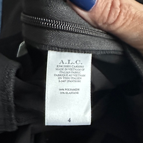 A.L.C. Classic Black Flare Pants - Picture 5 of 5